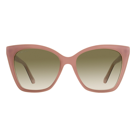 Jimmy Choo Cat Eye Sunglasses Rua /G Y9AHA Nude 56mm - Picture 2 of 2